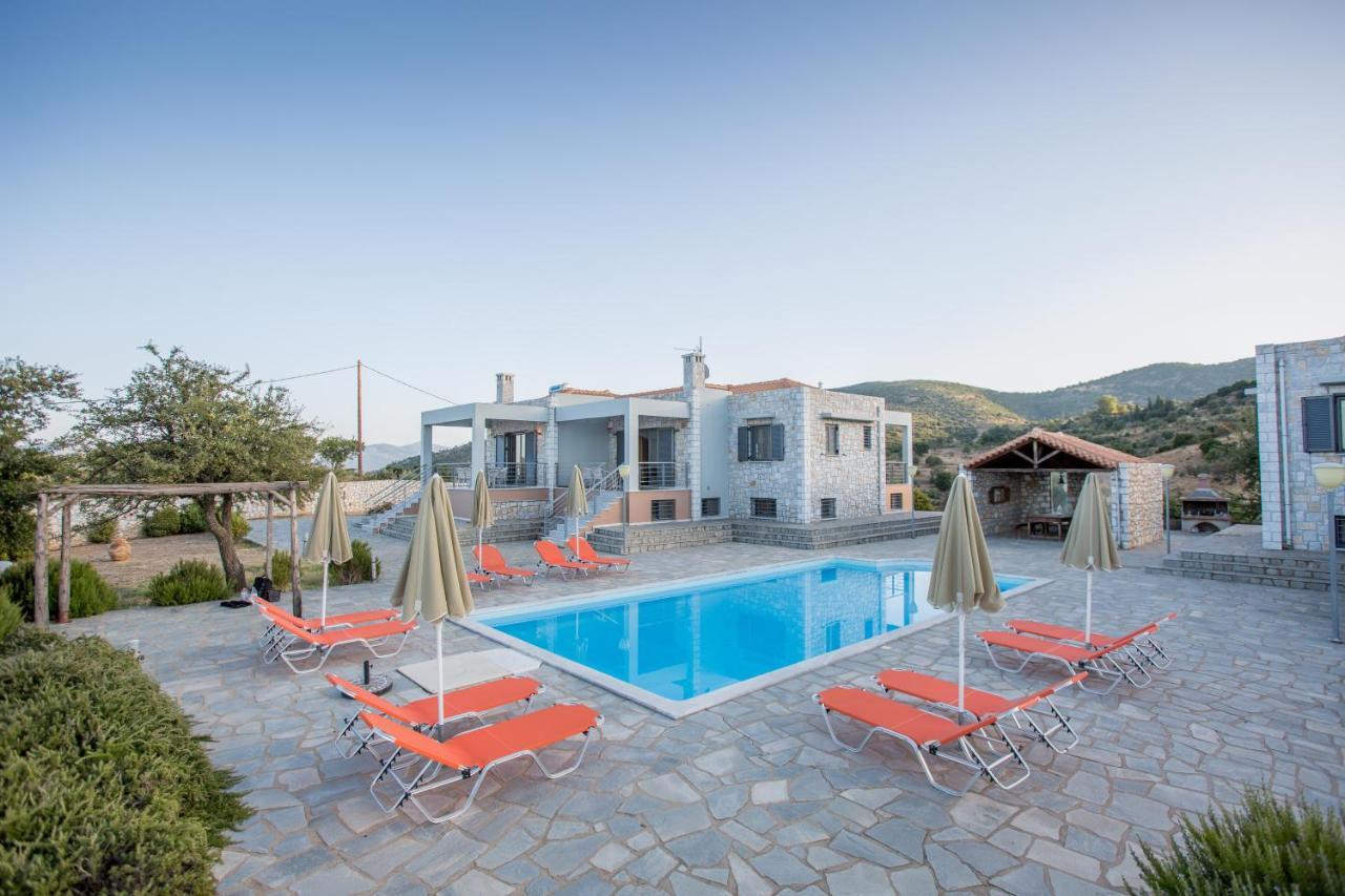 Raise Luxury Villas With A Great Sea View Of Astros Orini Meligou Exterior foto