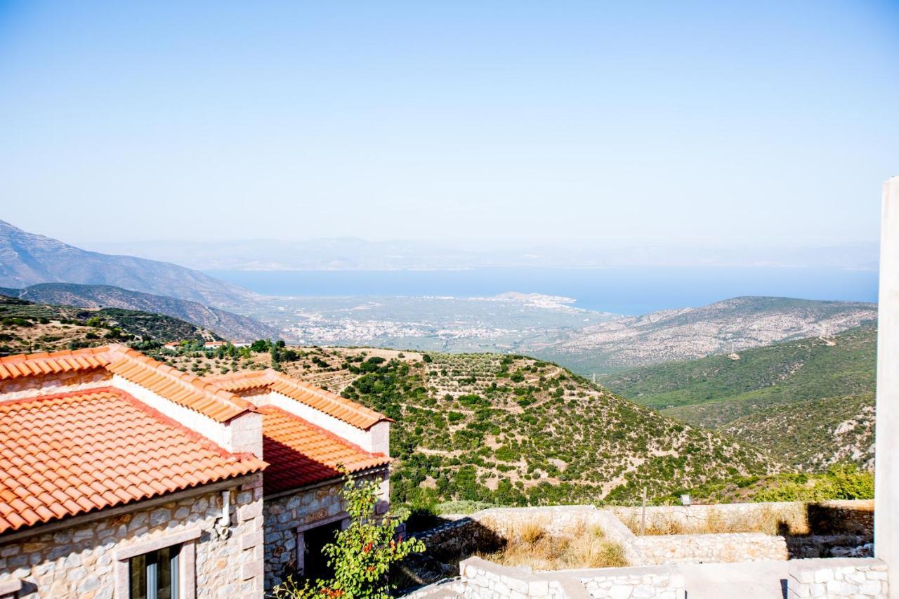 Raise Luxury Villas With A Great Sea View Of Astros Orini Meligou Exterior foto