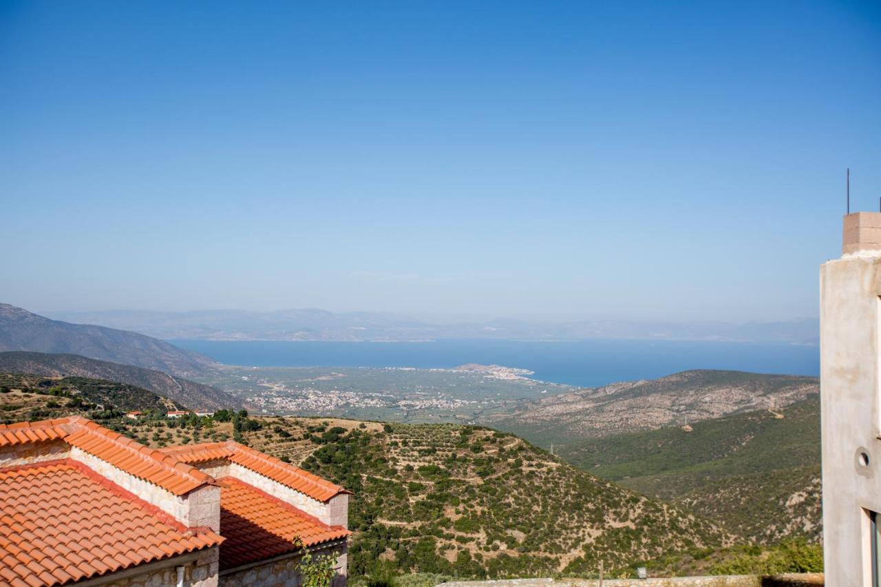 Raise Luxury Villas With A Great Sea View Of Astros Orini Meligou Exterior foto